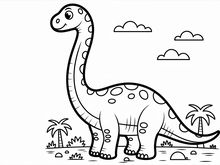 Kostenlose Dino-Ausmalbilder zum Ausdrucken