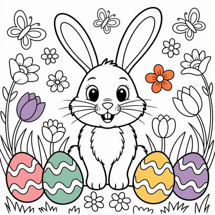 Schöne Ausmalbilder für Ostern – kostenlos als PDF zum Ausdrucken