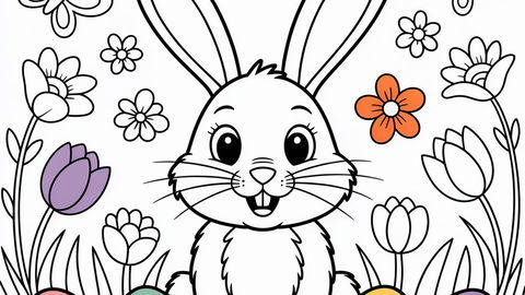 Schöne Ausmalbilder für Ostern – kostenlos als PDF zum Ausdrucken