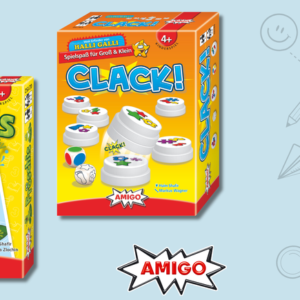 Gewinnt die Spiele-Klassiker Fröschis und Clack!