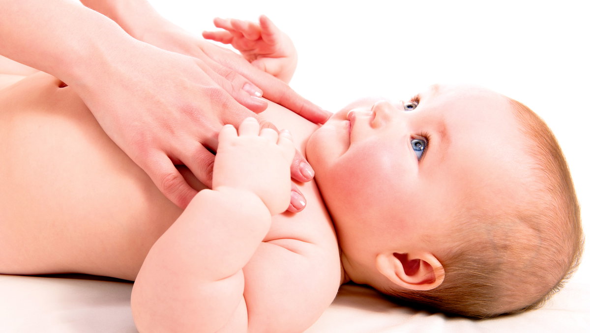 Brustmassage bei Babys