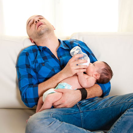 Wenn das Baby nicht schläft ...