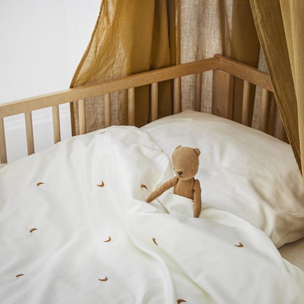 Für eine gute Nacht: Weiche Bio-Bettwäsche für Kinder