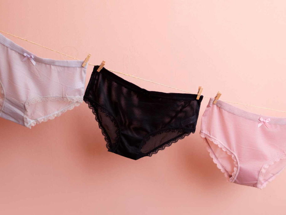 Periodenpanties sehen auf den ersten Blick aus wie ganz normale Unterhosen.