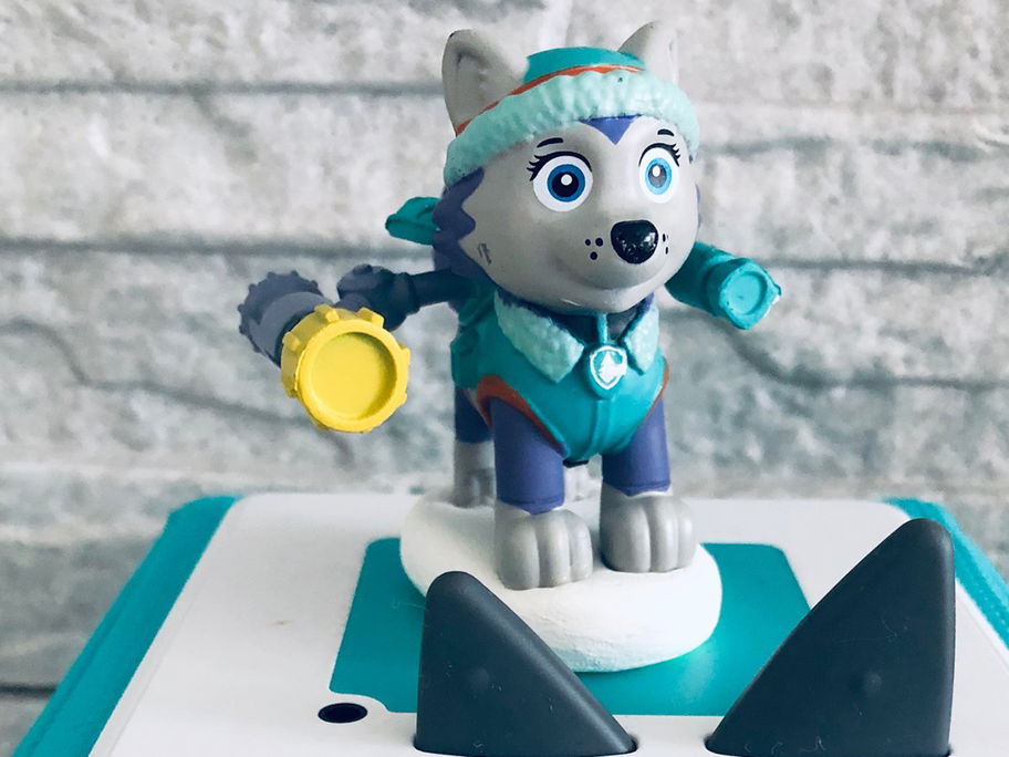 Offiziell gibt es keine "Paw Patrol"-Tonies. Dieser kleine Everest ist ein selbst gemachter Zaubertonie.