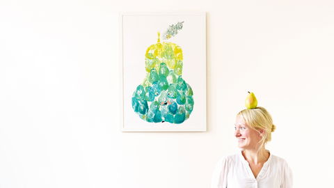 Bastelideen mit Kindern: Hier kommt Bernd, die Birne!