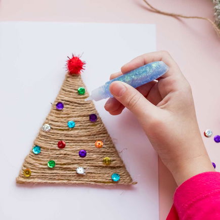 Weihnachtsbasteln mit Kindern – auch schon für Kleinkinder geeignet!