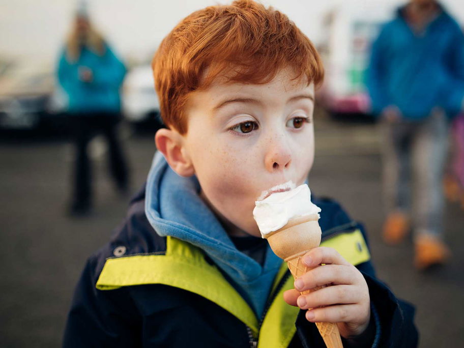 Yummy, ein Eis am Morgen vertreibt Kummer und Sorgen. Oder nicht?