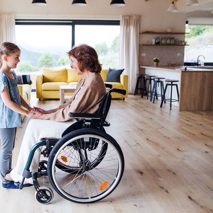 "Mama, warum sitzt die Frau im Rollstuhl?"