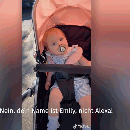 Wie der Amazon-Assistent: Mädchen denkt, es heißt "Alexa"!