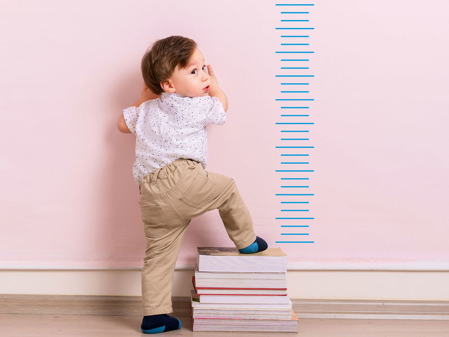 Viele Kinder werden größer als ihre Eltern.