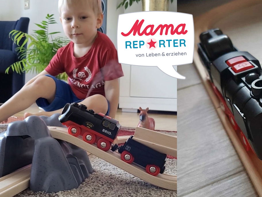 Von Familien getestet: Die Batterie-Dampflok von BRIO