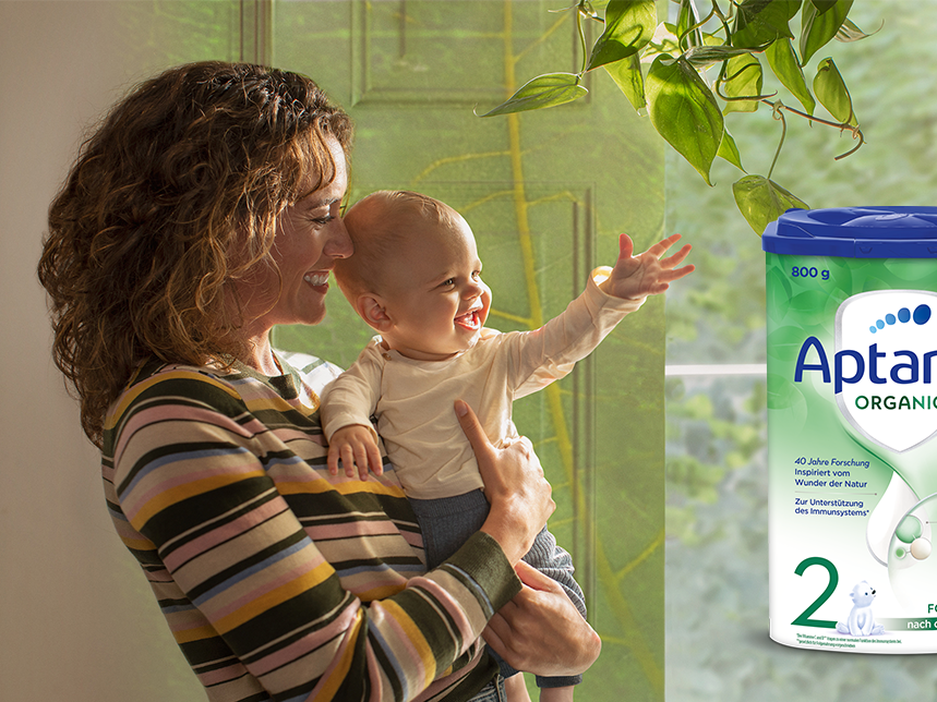Die "Organic Folgemilch" von Aptamil kam bei unseren Mamas im Test sehr gut an.