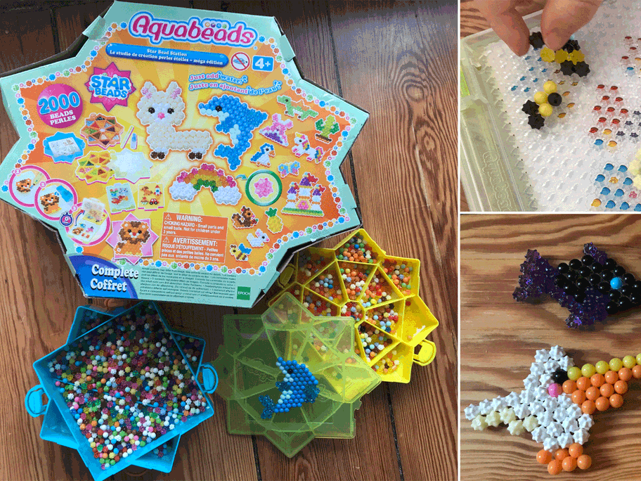 Die Bastelperlen von Aquabeads wurden von unserer Autorin und ihren Kindern ausgiebig getestet.