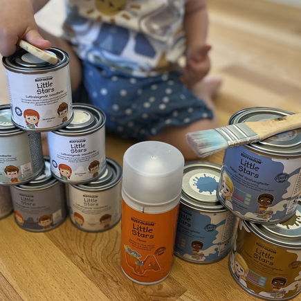 Die Farben "Little Stars" von Rust-Oleum im Elterntest