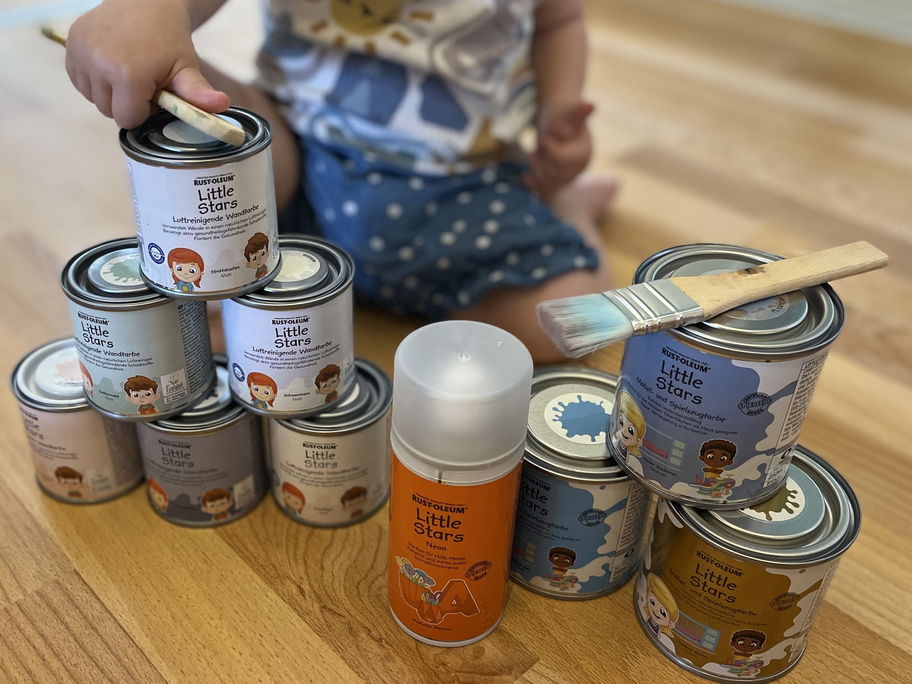 Die Farben "Little Stars" von Rust-Oleum im Elterntest