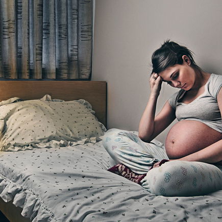 Wenn Frauen sich in der Schwangerschaft unwohl in ihrem Körper fühlen