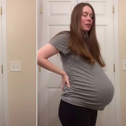Muskel-Mama: Diese Frau kann ihren Babybauch bewegen!