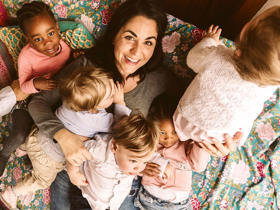 Mutter mit 5 Kindern unter 2.