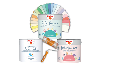 Wandfarben "Alpina Farbenfreunde" im Test
