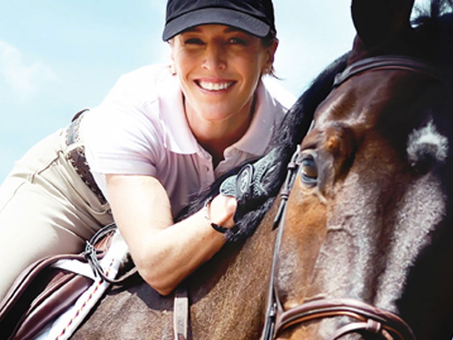 Springreiterin Meredith Michaels-Beerbaum hat eine Tochter.